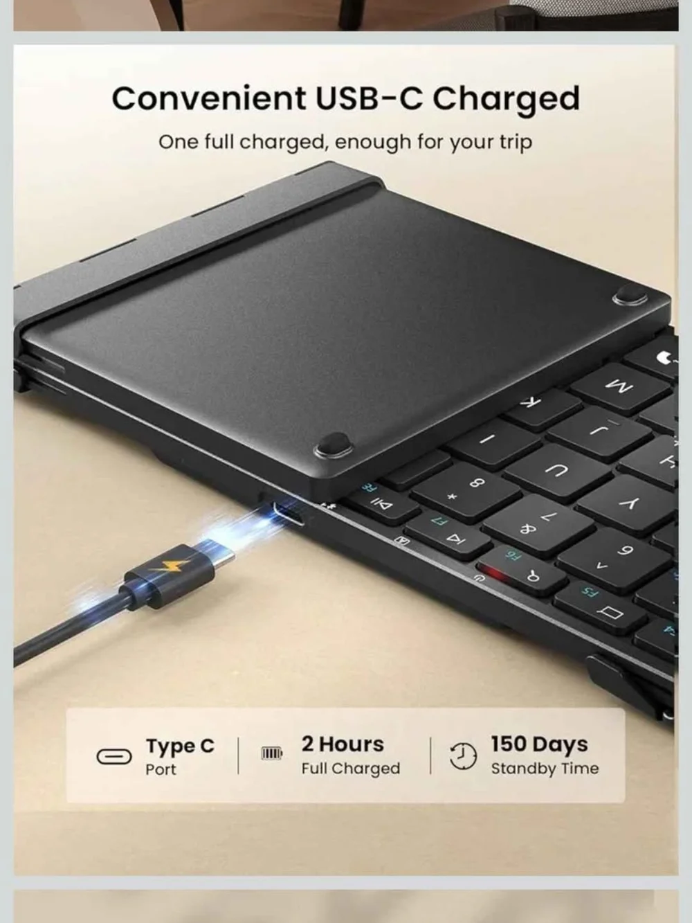 Foldable Wireless Keyboard